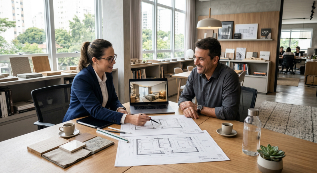 Parceria com arquitetos São Paulo colchão para projetos de interiores